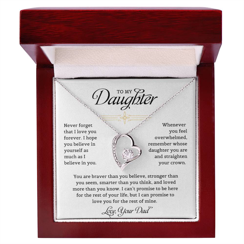 To My Daughter | Forever Love Necklace