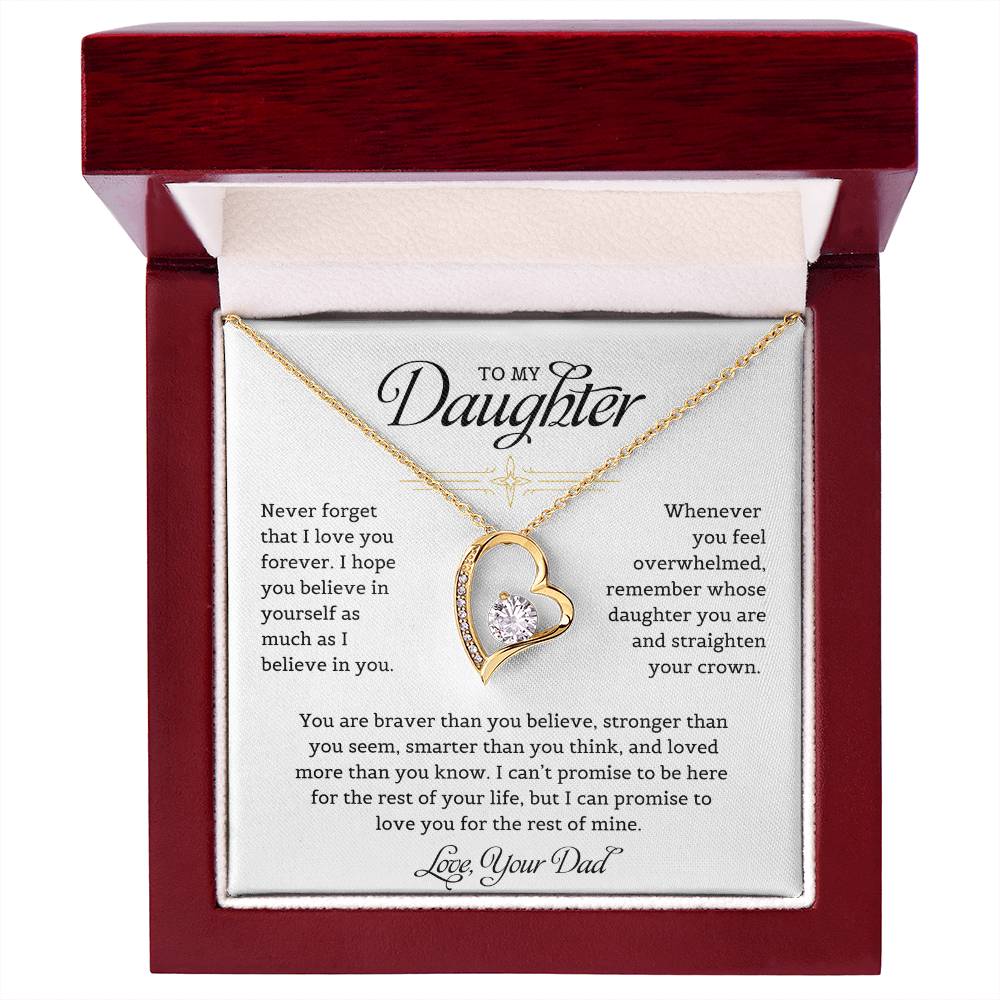 To My Daughter | Forever Love Necklace