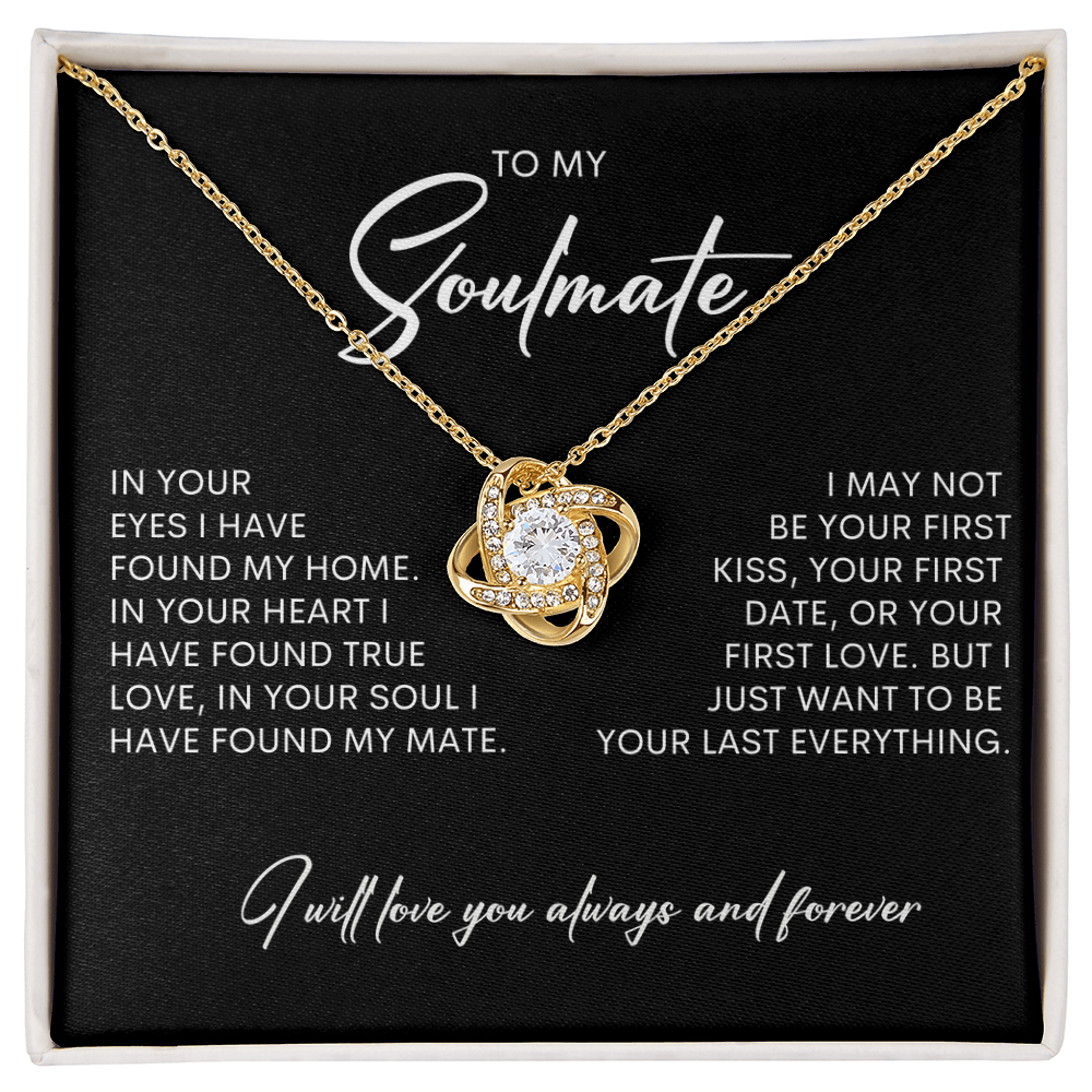 To My Soulmate | Love Knot Necklace