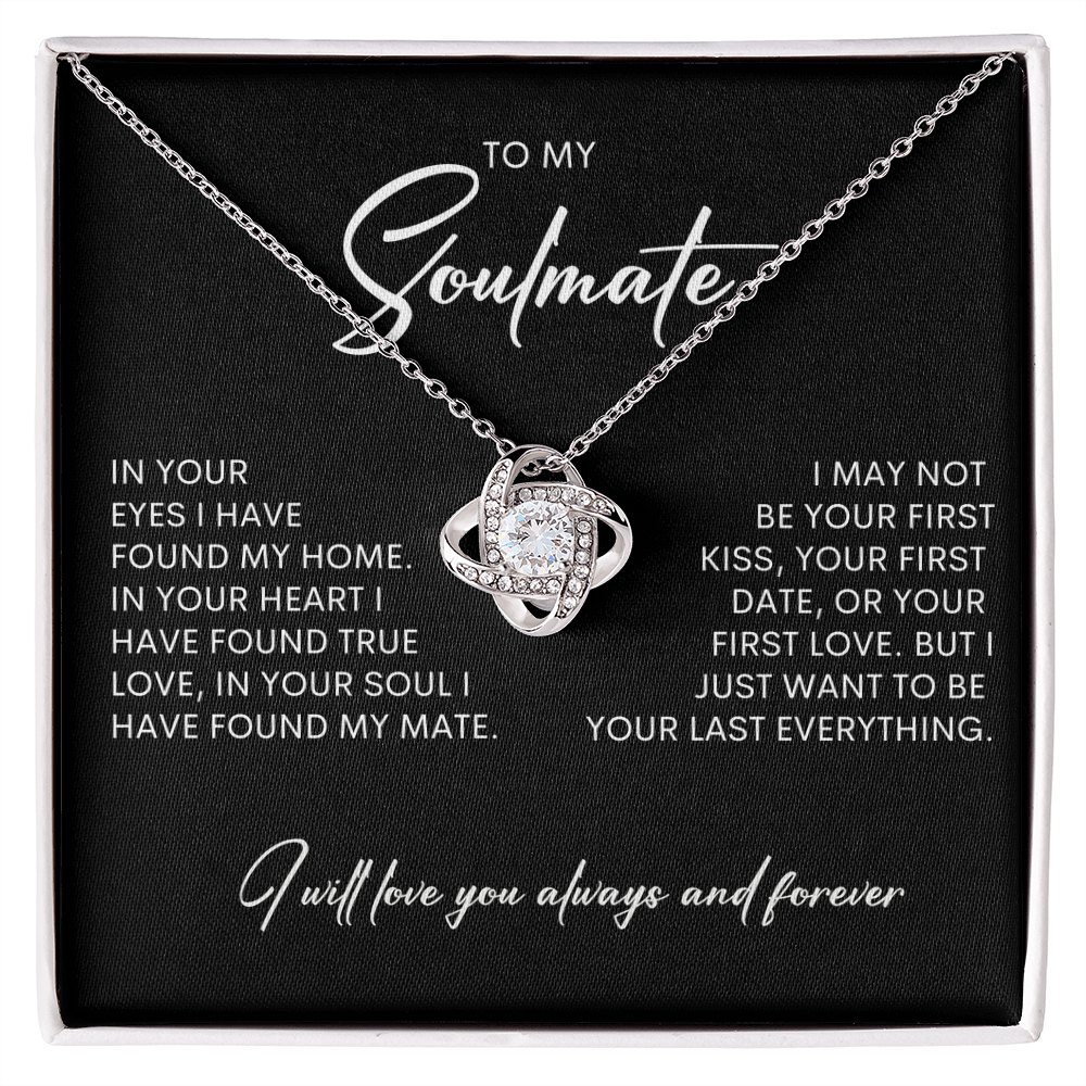 To My Soulmate | Love Knot Necklace