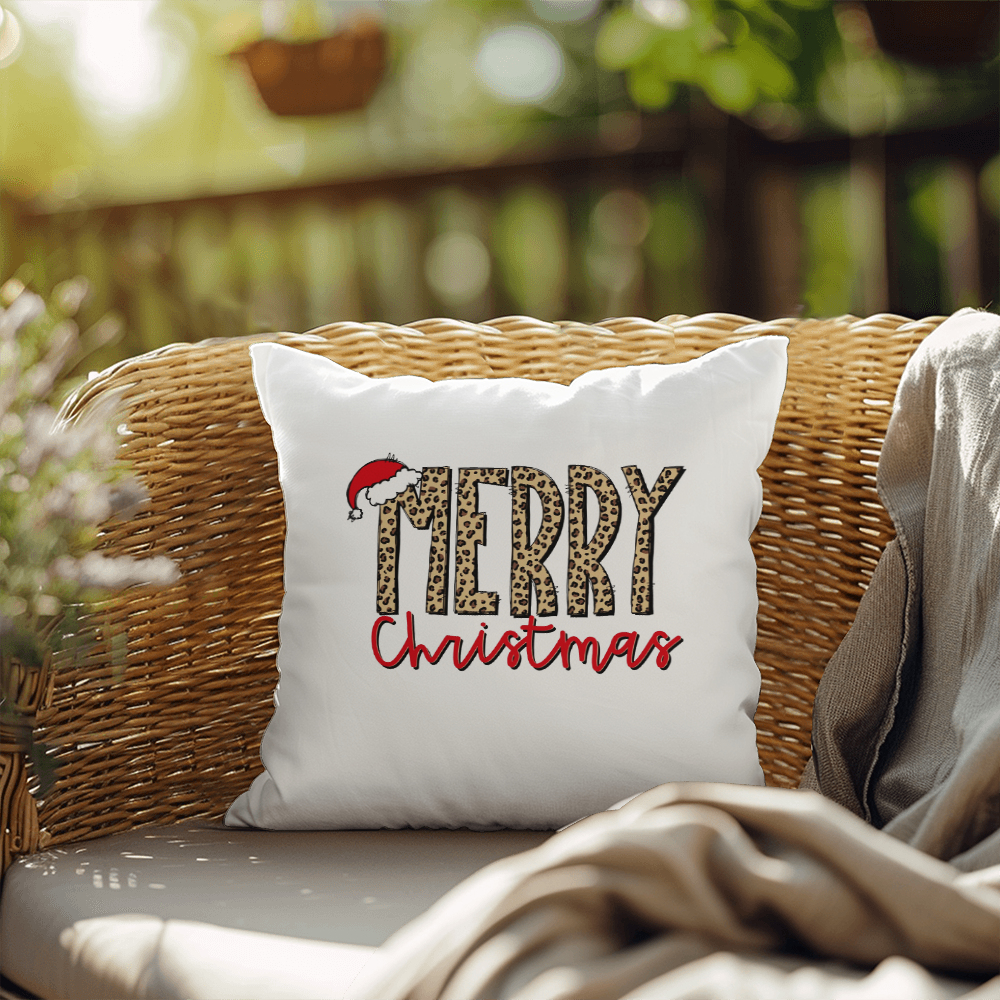 Merry Christmas |  Outdoor Pillow