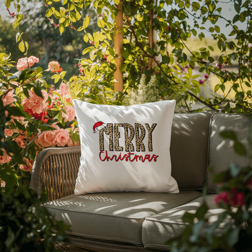 Merry Christmas |  Outdoor Pillow