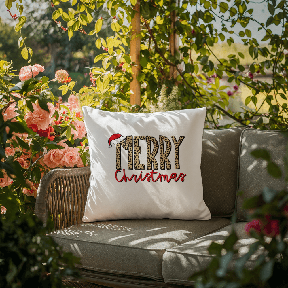 Merry Christmas |  Outdoor Pillow