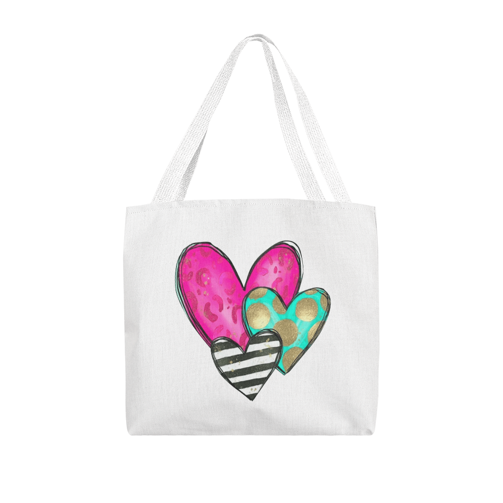 Triple Hearts | Classic Tote Bag