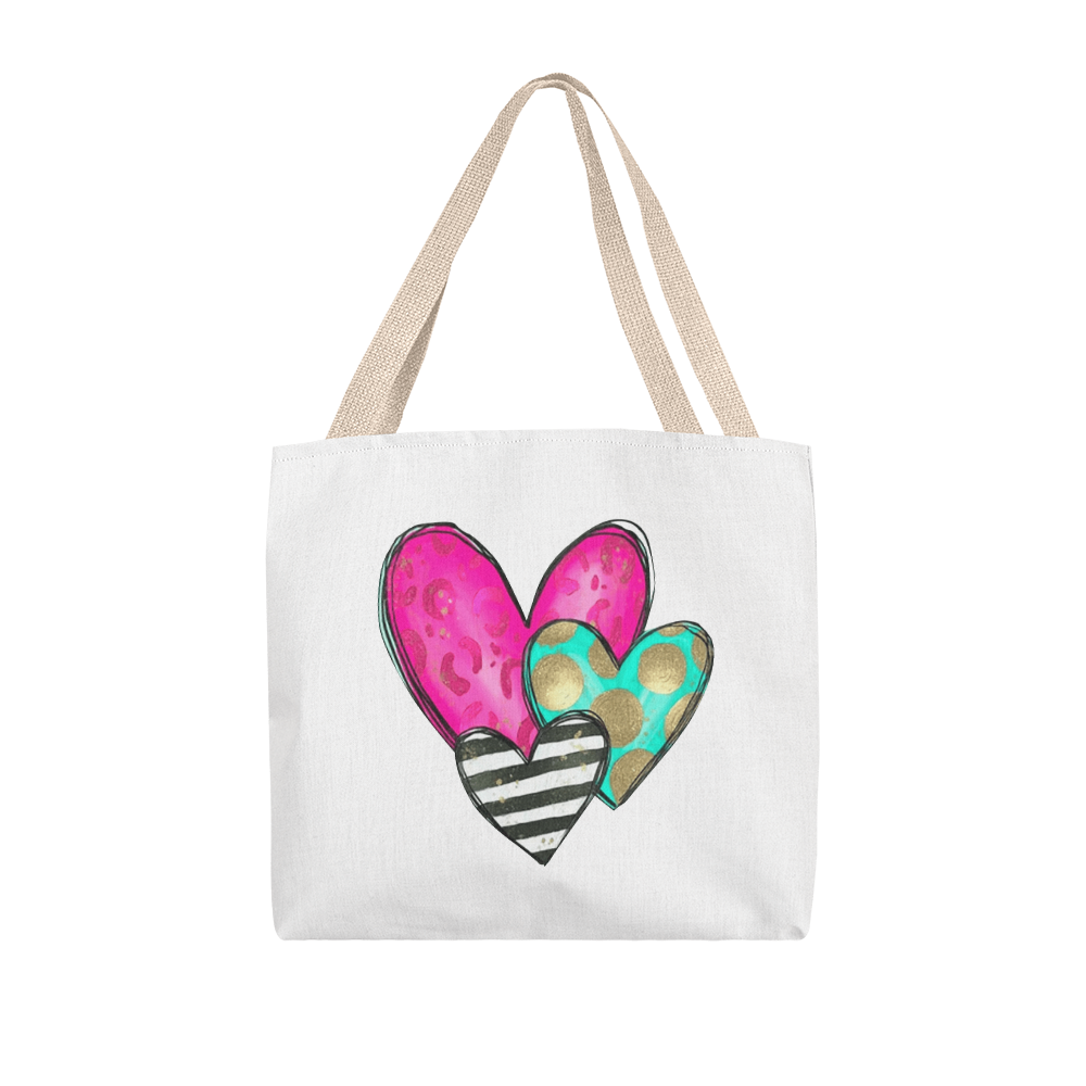 Triple Hearts | Classic Tote Bag