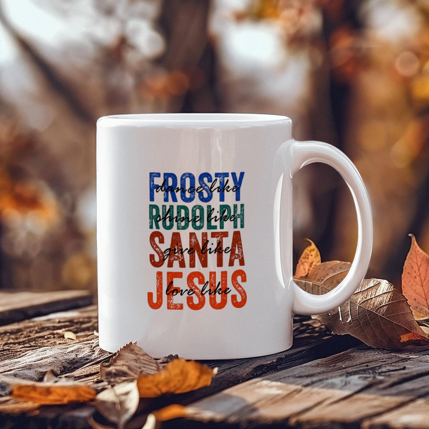 Frosty Rudolph | White Ceramic Mug